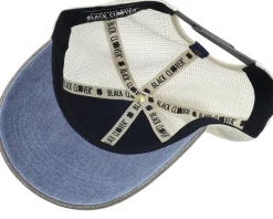 Two Tone Vintage 33 Navy/Stone Trucker - Black Clover