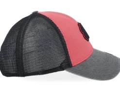 Two Tone Vintage Red/Black Trucker - Black Clover