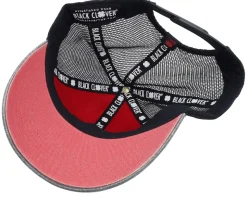 Two Tone Vintage Red/Black Trucker - Black Clover
