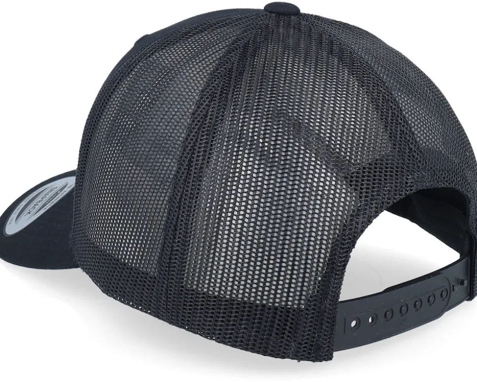 Ugly Christmas Logo Black Trucker - Ho-Ho-Hats