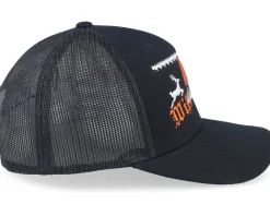 Ugly Christmas Logo Black Trucker - Ho-Ho-Hats