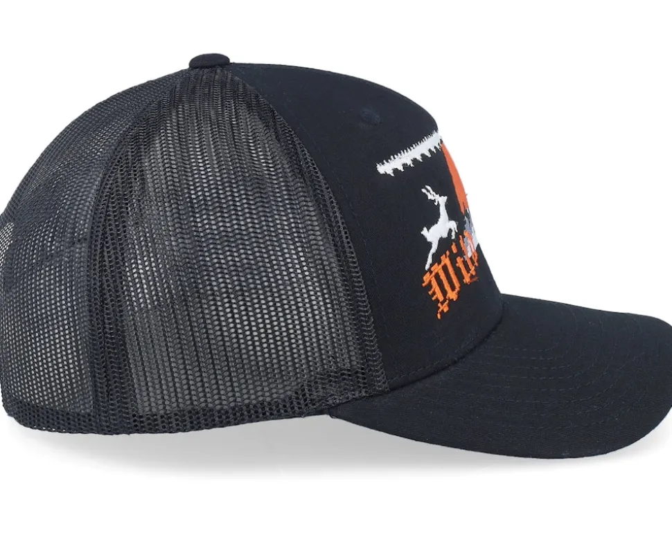 Ugly Christmas Logo Black Trucker - Ho-Ho-Hats
