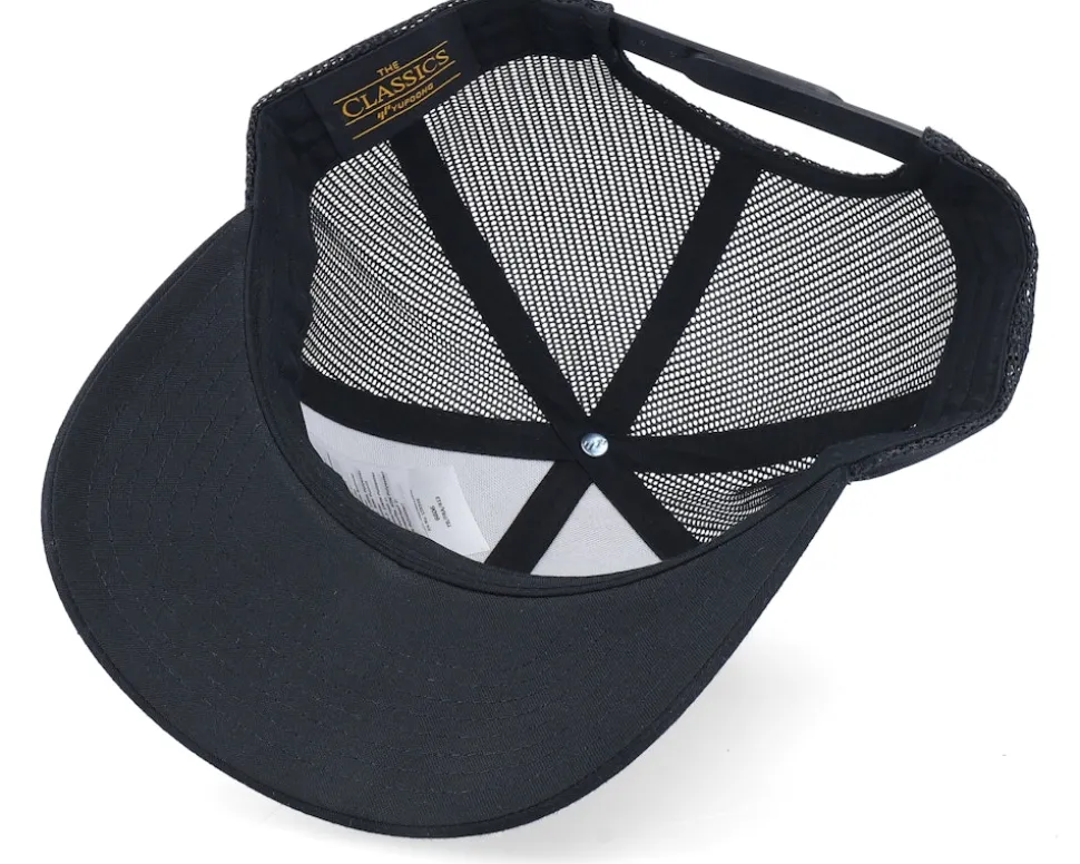 Ugly Christmas Logo Black Trucker - Ho-Ho-Hats