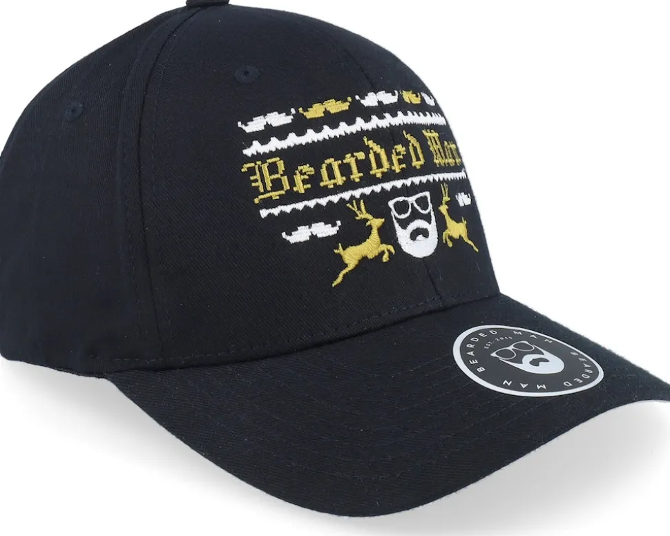 Ugly Christmas Logo Black Flexfit - Ho-Ho-Hats