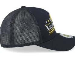 Ugly Christmas Logo Black Trucker - Ho-Ho-Hats