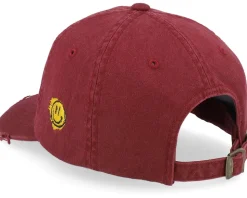 Ugly Christmas Logo Maroon Destroyed Dad Cap - Ho-Ho-Hats