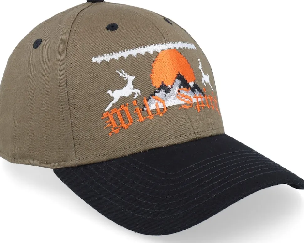 Ugly Christmas Logo Olive/Black Adjustable - Ho-Ho-Hats