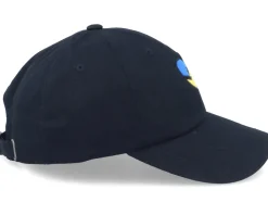 Ukraine Heart Love Peace Black Dad Cap - Iconic