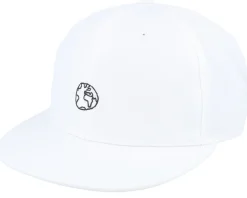 Unconstructed Cap Globe White Snapback - Dedicated