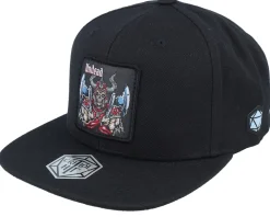 Undead Box Patch Black Snapback - Critiql Hit
