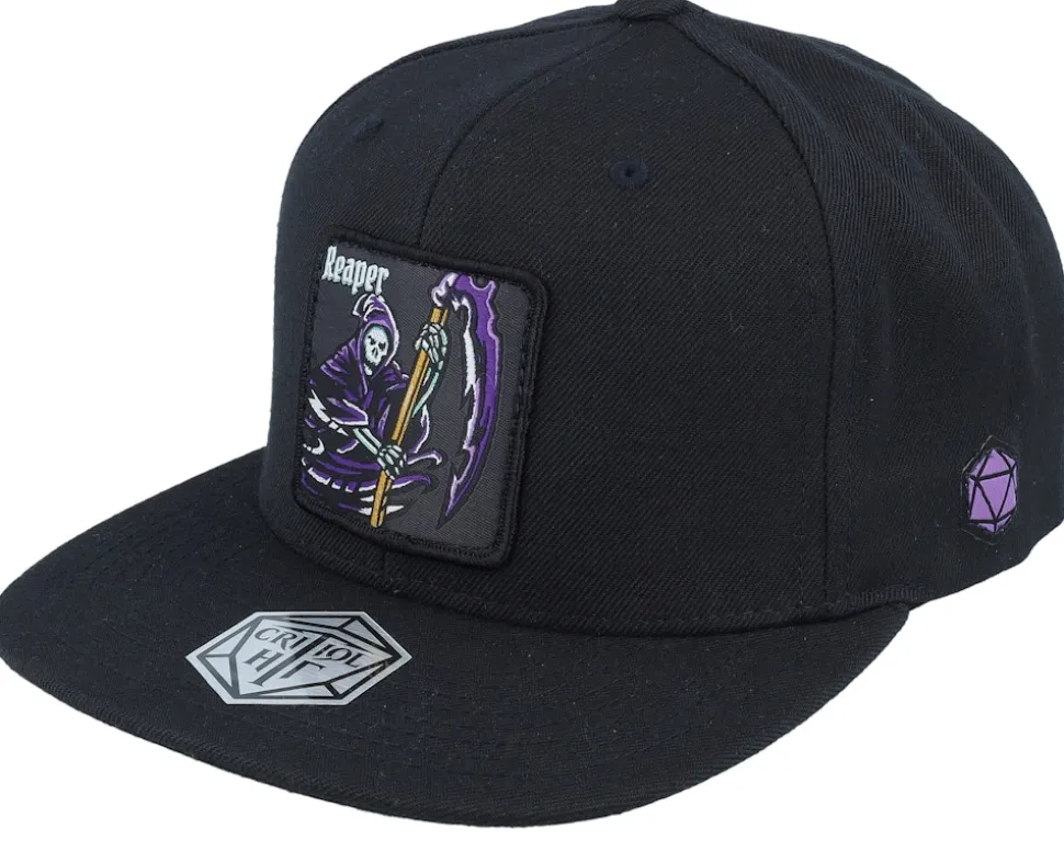 Undead Box Patch Black Snapback - Critiql Hit