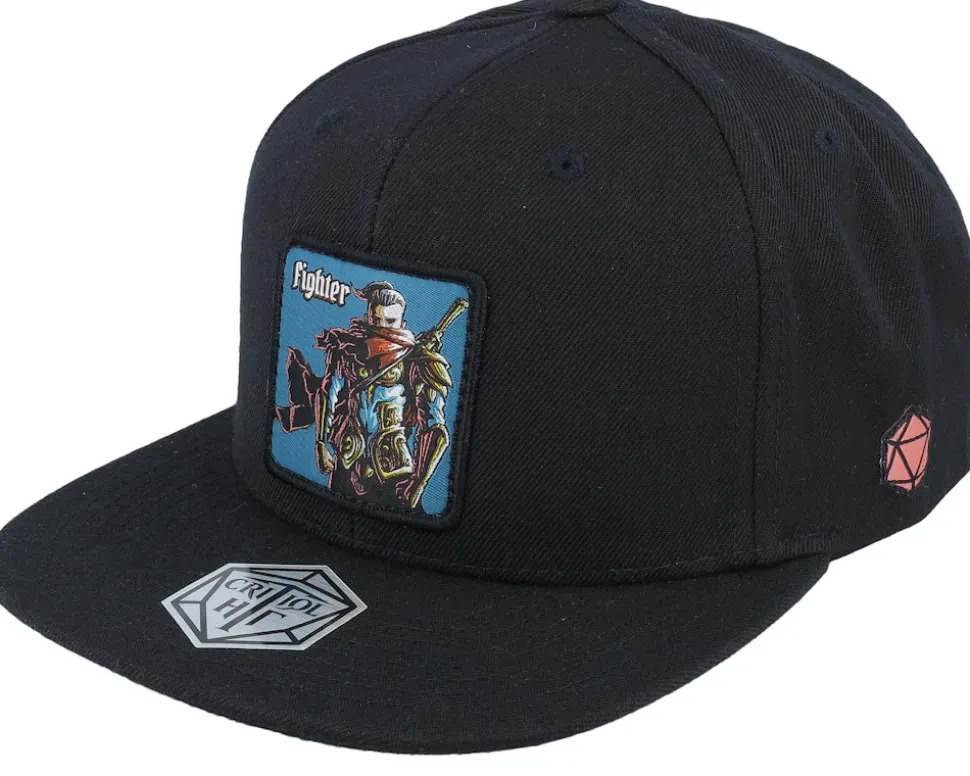 Undead Box Patch Black Snapback - Critiql Hit