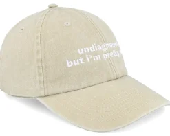 Undiagnosed But Pretty Sure Khaki Dad Cap - Iconic