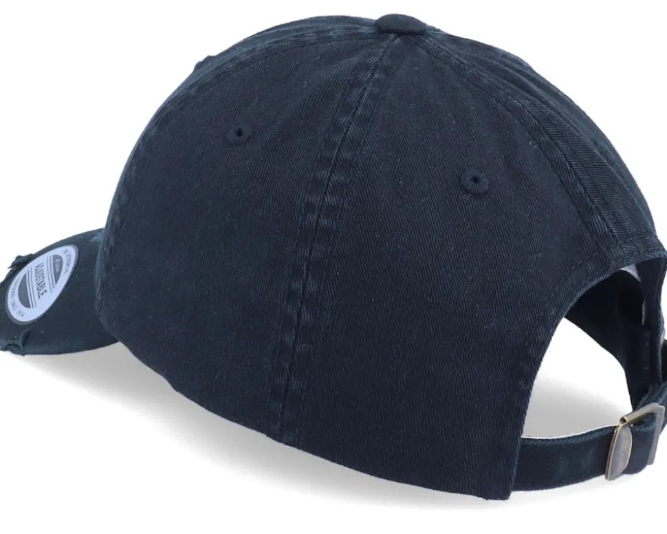 Unicorn Cat Love Patch Destroyed Black Dad Cap - Unicorns