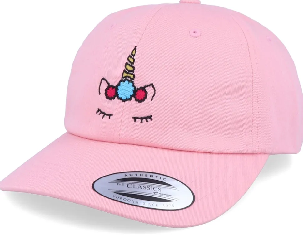 Unicorn Flower Pink Dad Cap Adjustable - Unicorns