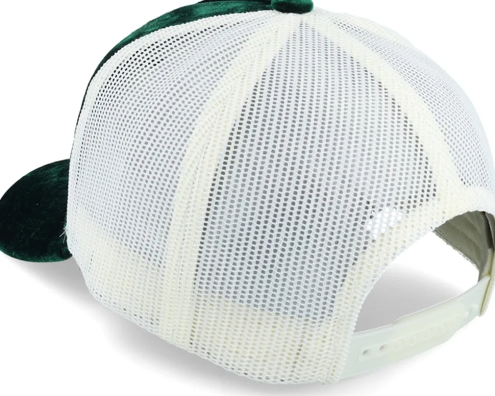 Unicorn Sunset Velvet Green/Ivory A-frame Trucker - Unicorns