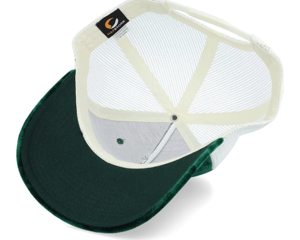 Unicorn Sunset Velvet Green/Ivory A-frame Trucker - Unicorns