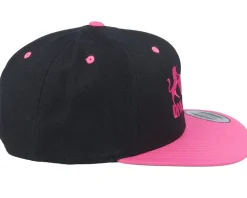 Unicorns Heart Black/Neon Pink Snapback - Unicorns