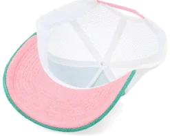 Unicorns Heart Terry Teal/White A-frame Trucker - Unicorns