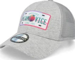 Universal Miami Vice Heather Grey Trucker - Difuzed