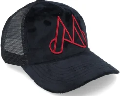Unlimited M Logo Black/Red Logo Trucker - Maggiore