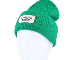 Unravel Classic Beanie Jelly Bean Green Cuff - Upfront
