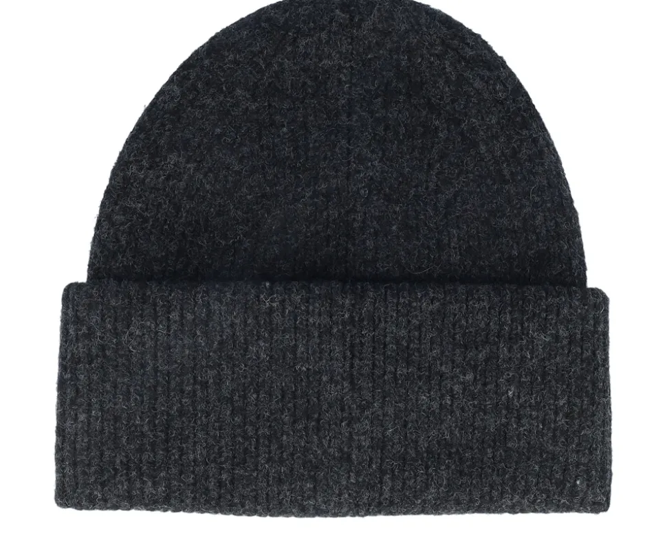 Unravel Classic Beanie Jet Black Cuff - Upfront