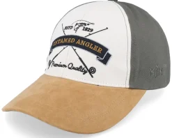 Untamed Angler 41 Organic Cotton White/Olive Adjustable - MJM Hats