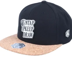 Untap Upkeep Pvc Patch Black/Cork Snapback - Critiql Hit