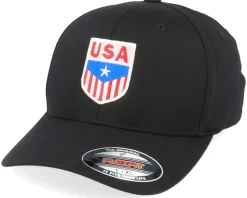 USA Badge Black Flexfit - Iconic