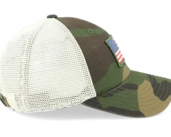 USA Ballpark Mesh Ivory/Camo Trucker - American Needle