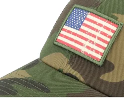 USA Ballpark Mesh Ivory/Camo Trucker - American Needle