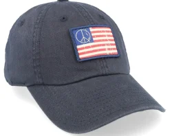 USA Ballpark Patch Peace Navy Dad Cap - American Needle