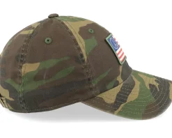 USA Ballpark Patch Peace Camoflage Dad Cap - American Needle