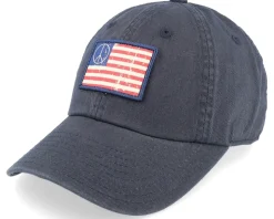 USA Ballpark Patch Peace Camoflage Dad Cap - American Needle