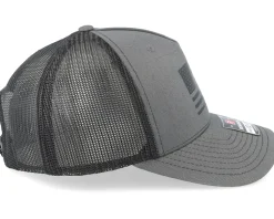 Usa Flag Charcoal/Black Trucker - Iconic