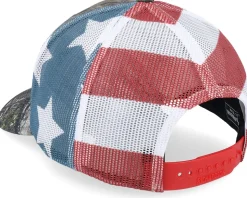 Usa Map Flag Black Patch Mossy Oak/Stars & Stripes - Iconic