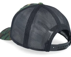 Usa Map Flag Black Patch Camo/Black Trucker - Iconic