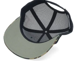 Usa Map Flag Brown Patch Camo/Black Trucker - Iconic