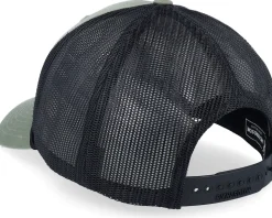 Usa Map Flag Brown Patch Loden/Black Rope A-Frame Trucker - Iconic