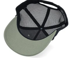 Usa Map Flag Brown Patch Loden/Black Rope A-Frame Trucker - Iconic