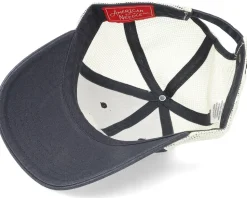 USA Peace Ballpark Mesh Ivory/Navy Trucker - American Needle