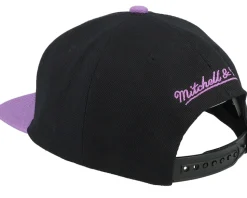 Utah Jazz Asg 2 Tone Deadstock Black/Purple Snapback - Mitchell & Ness
