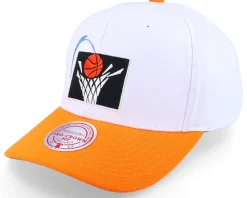 Utah Jazz Team 2 Tone 2.0 Pro White/Teal Adjustable - Mitchell & Ness