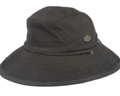 Utrecht Wax Cotton Brown Southwest Hat - MJM Hats