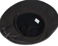 Utrecht Wax Cotton Brown Southwest Hat - MJM Hats