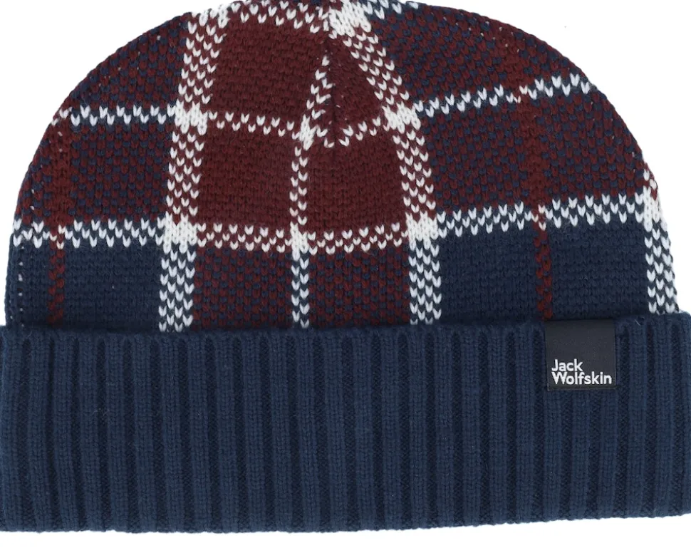 Van View Beanie Night Blue Cuff - Jack Wolfskin