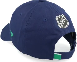 Vancouver Canucks Authentic Pro Rink Prime Blue Dad Cap - Fanatics
