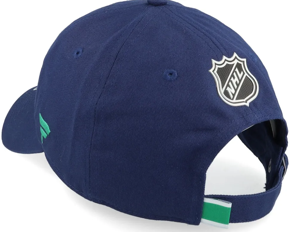 Vancouver Canucks Authentic Pro Rink Prime Blue Dad Cap - Fanatics