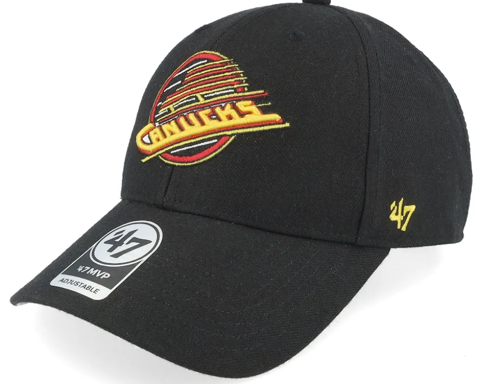 Vancouver Canucks Mvp Vintage Black/Yellow Adjustable - 47 Brand